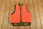 Vintage 1990s Camo Reversible Vest Hunting Jacket Men's Medium