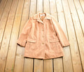 Vintage 1970s Mackintosh 100% Wool Button Up Jacket Made In USA