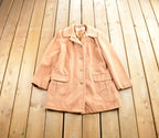 Vintage 1970s Mackintosh 100% Wool Button Up Jacket Made In USA