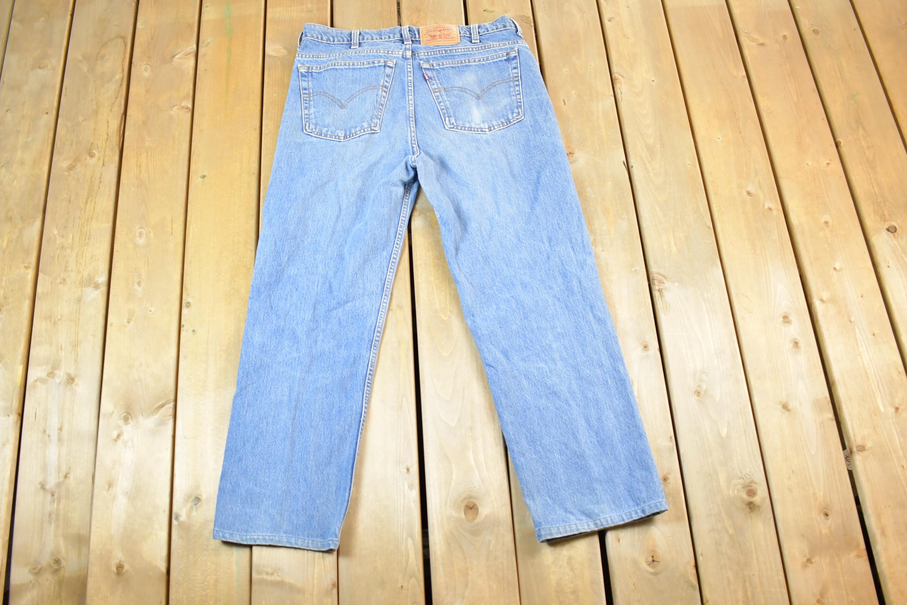 Vintage 1990s Levi Strauss Red Tab Denim Jeans Size 38 x 28