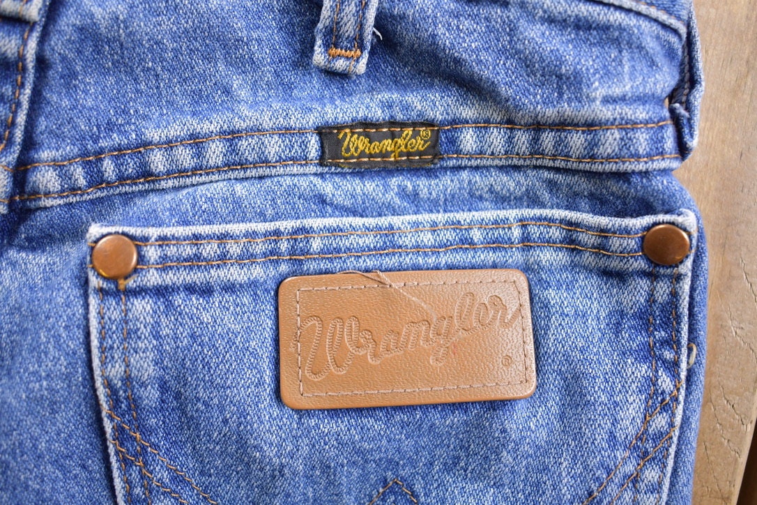 Vintage 1970s Wrangler Denim Jeans Size 28 X 35