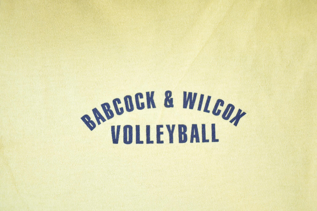 Vintage 1980s Babcock And Wilcox Volleyball Souvenir T-Shirt Mens XL