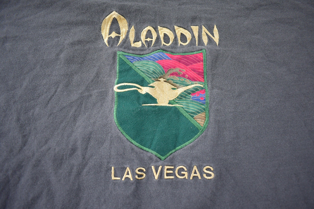 Vintage 1990s Aladdin Las Vegas Long Sleeve Turtleneck Souvenir T Shirt