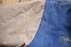 Vintage 1980s Tri Mountain Lars Trucking Embroidered Denim Letterman Size L