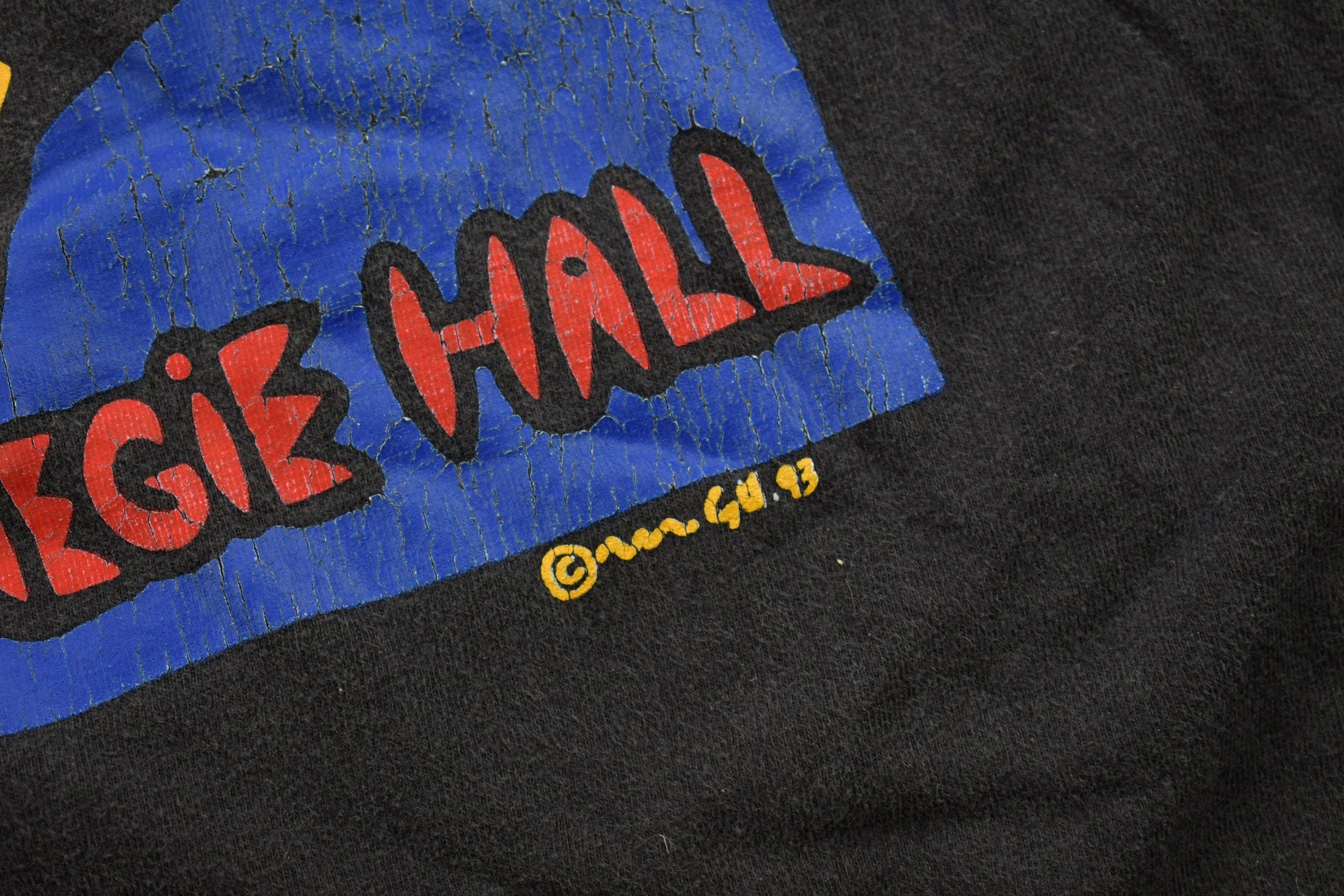 Vintage 1993 Carnegie Hall Graphic Souvenir T Shirt