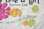 Vintage 1990s Pray Like A Girl Graphic T-Shirt