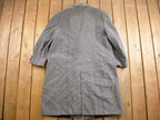 Vintage 1980s Wool Full Length Over Coat