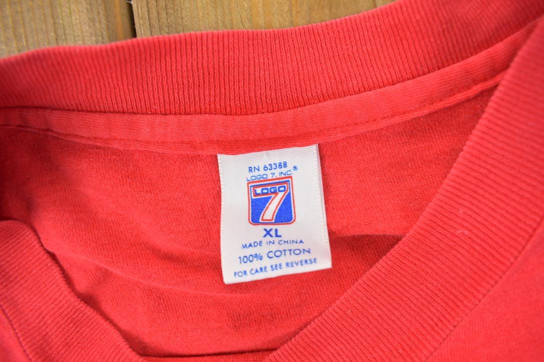 Vintage 1993 Florida Panthers NHL Graphic logo 7 T-Shirt Made IN USA
