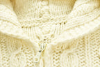 Vintage 1990's Cable Knit Hooded Sweater
