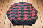 Vintage 1990s Trutus Biancarra 3D Cable Knitted Sweater