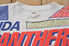 Vintage 1990s Florida Panthers All Over Print NHL Graphic Kids T-Shirt Made In Canada