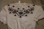 Vintage 1990s Flower Graphic Crewneck