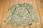 Vintage 2001 Army Digital Camo Military Button Up Shirt