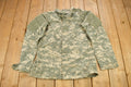 Vintage 2001 Army Digital Camo Military Button Up Shirt