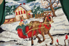 Vintage 1990s Stefano Basics Christmas Theme Knit Crewneck Sweater
