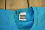 Vintage 1990s Tultex Blue Blank Crewneck Sweatshirt Adult Medium