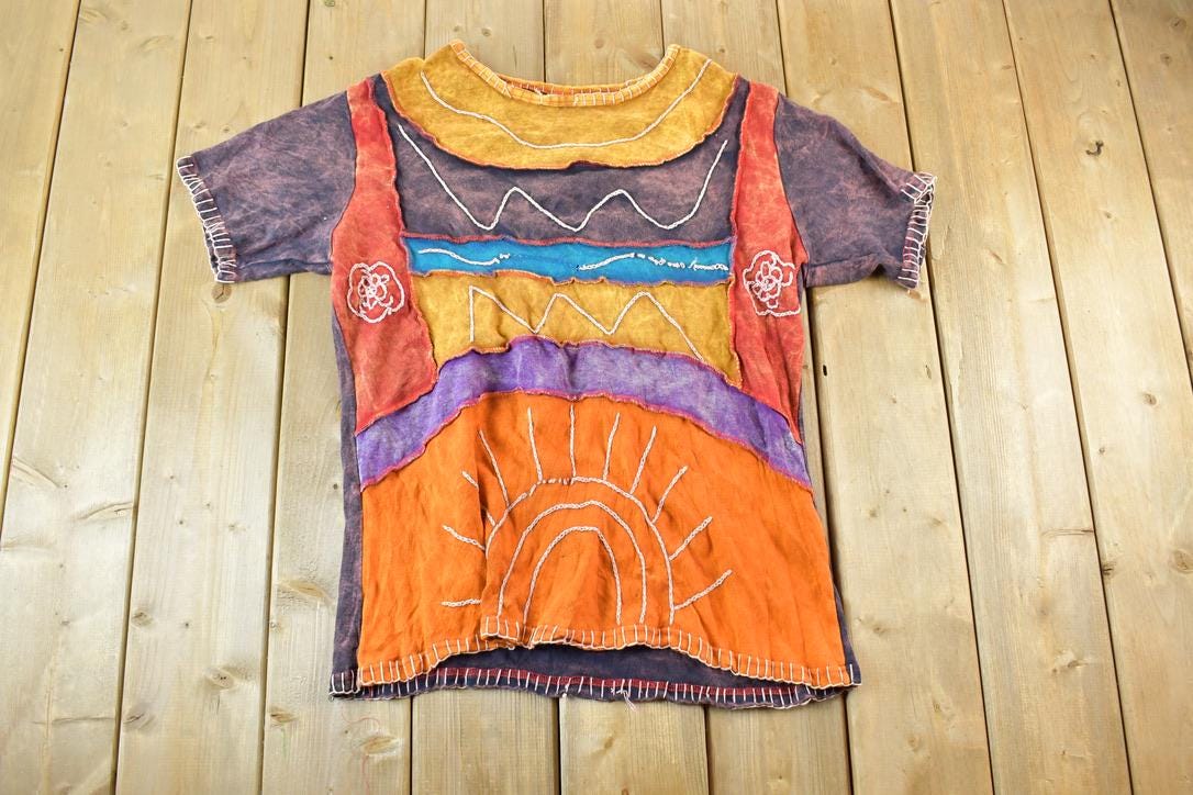 Vintage 1980s Greater Good Heavy Knit T-Shirt