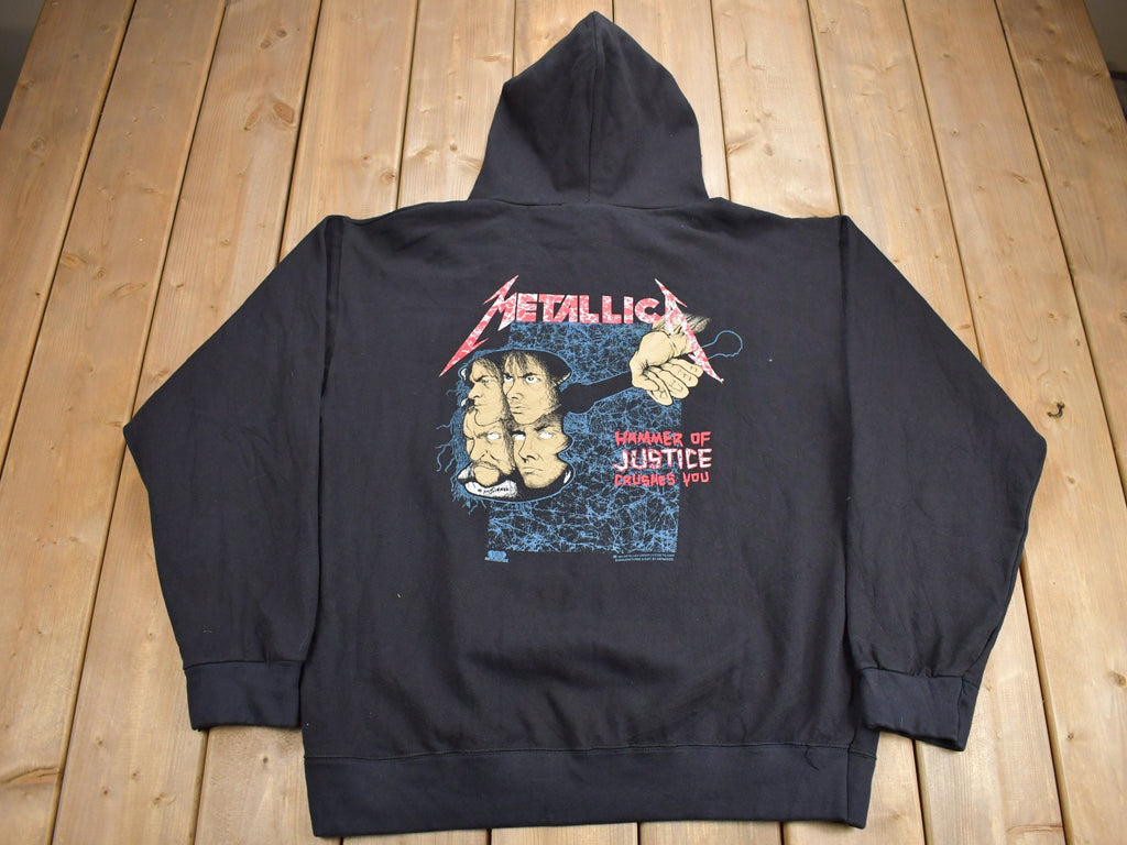Vintage 1994 Metallica Hammer Of Justice Crushes You Hoodie
