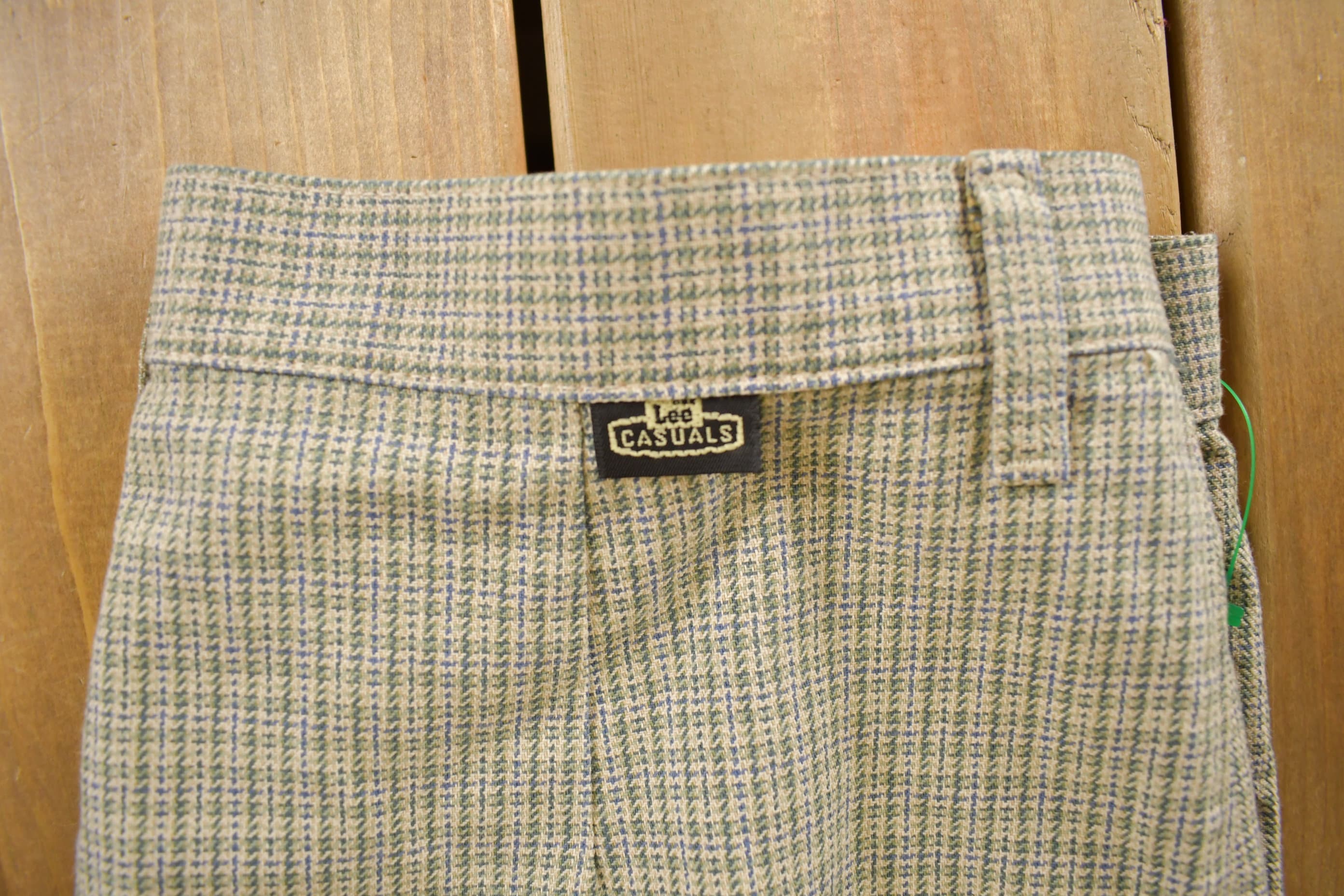 Vintage 1990s Lee Casuals Wrinkle Free Pleated Trousers