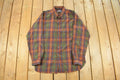Vintage 1970s Pendleton Wool Flannel Button Up Shirt Men's XL