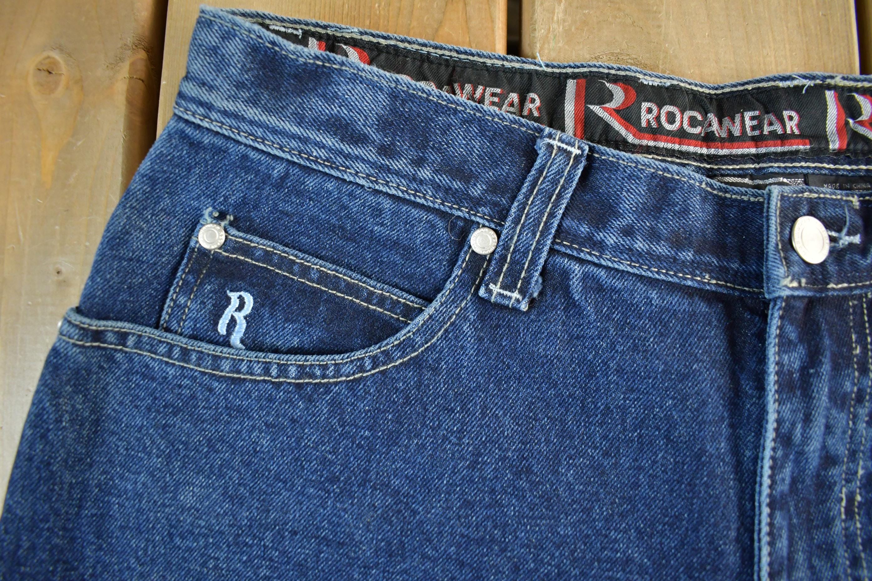 Vintage DEADSTOCK Y2K Rocawear Denim Shorts Men's 32