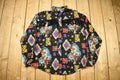 Vintage 1990s Rafter Native American All Over Print Western Style Button Up Shirt