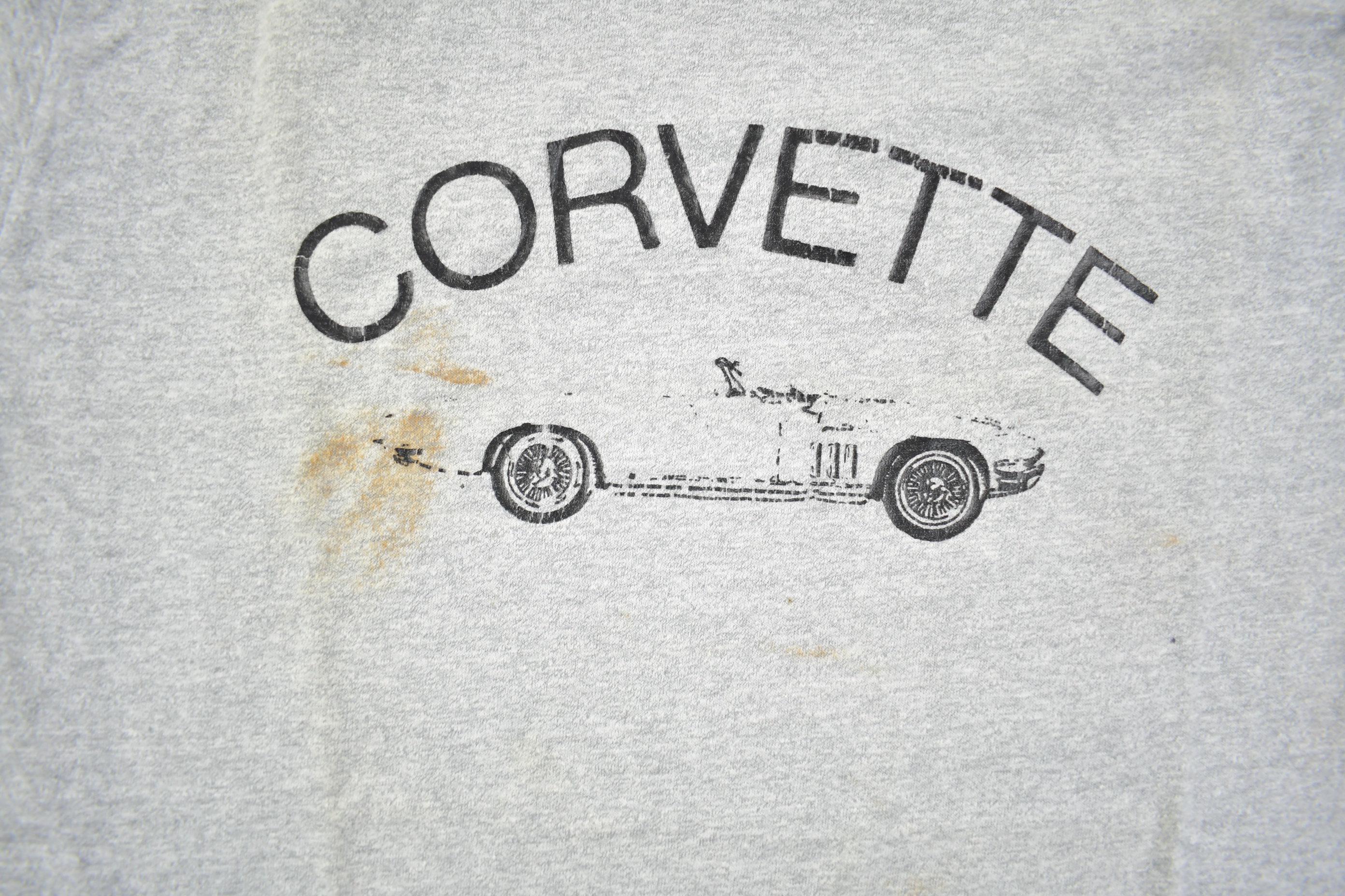 Vintage 1980s Sears Corvette Ringer Graphic T Shirt