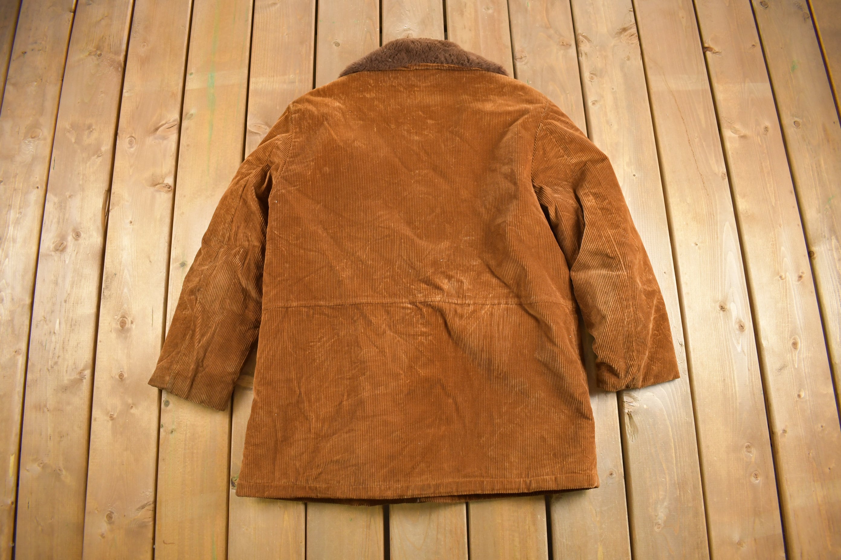 Vintage 1970s Sears Corduroy Lined Jacket