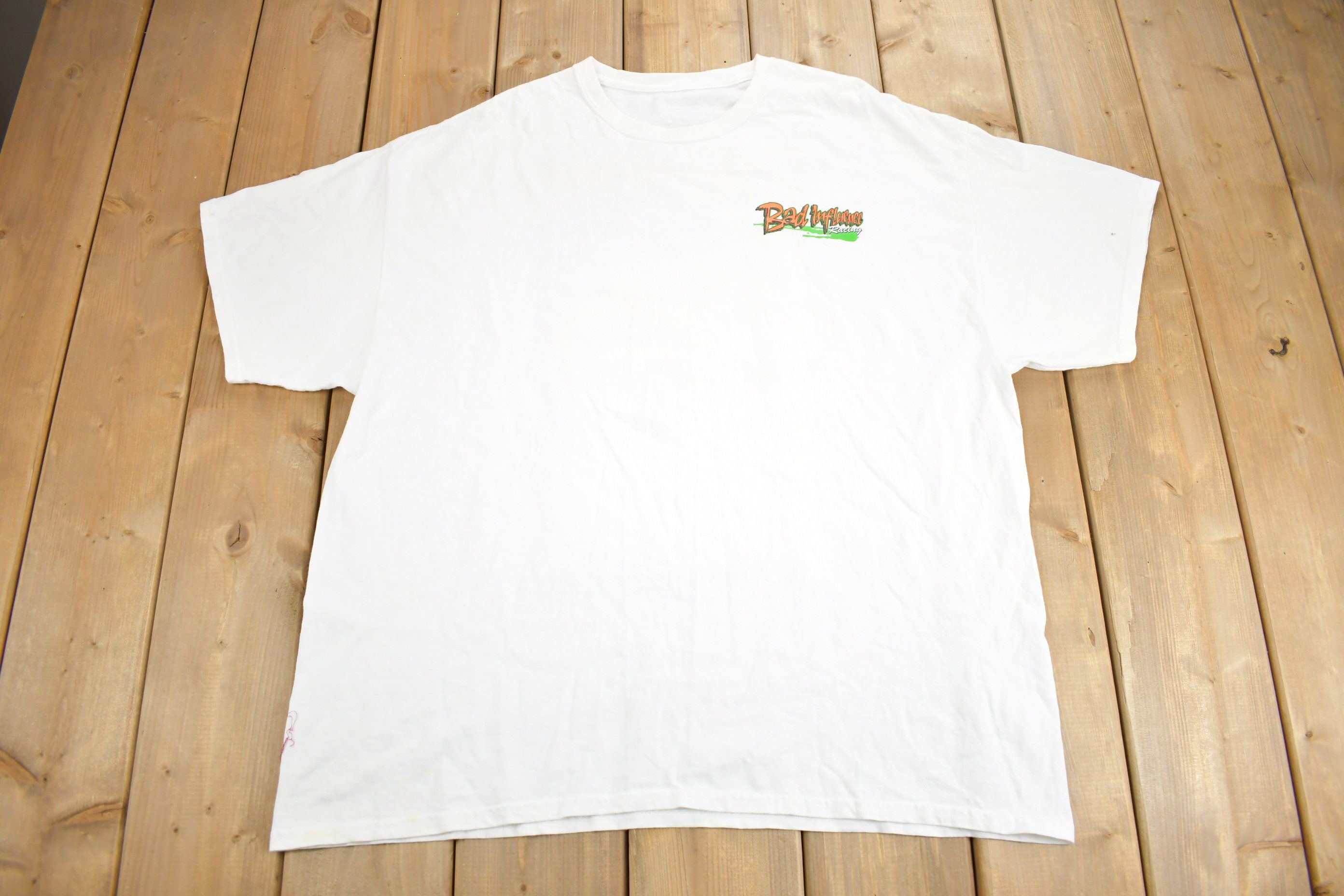 Vintage 1990s Bad Influence Racing T-Shirt