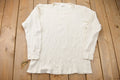 Vintage 1980s Jockey Thermal Underwear Waffle Knit Thermal Crewneck