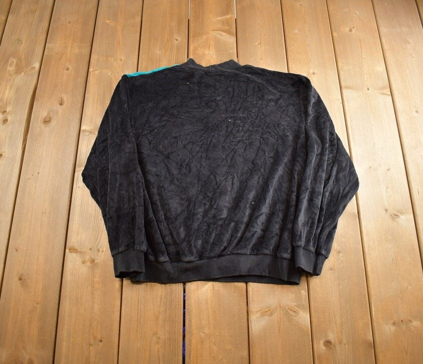 Vintage 1980s Alfred Dunner Colorblock Crewneck Sweatshirt