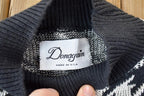 Vintage 1990s Donagain Knit Crewneck Sweater  90s Crewneck  Made In USA  Preppy Abstract