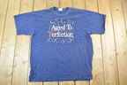 Vintage 1990s Aged To Perfection Single Stitch T-Shirt