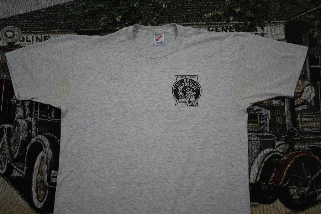 Vintage 1990s Northside Fire Brigade Graphic T Shirt