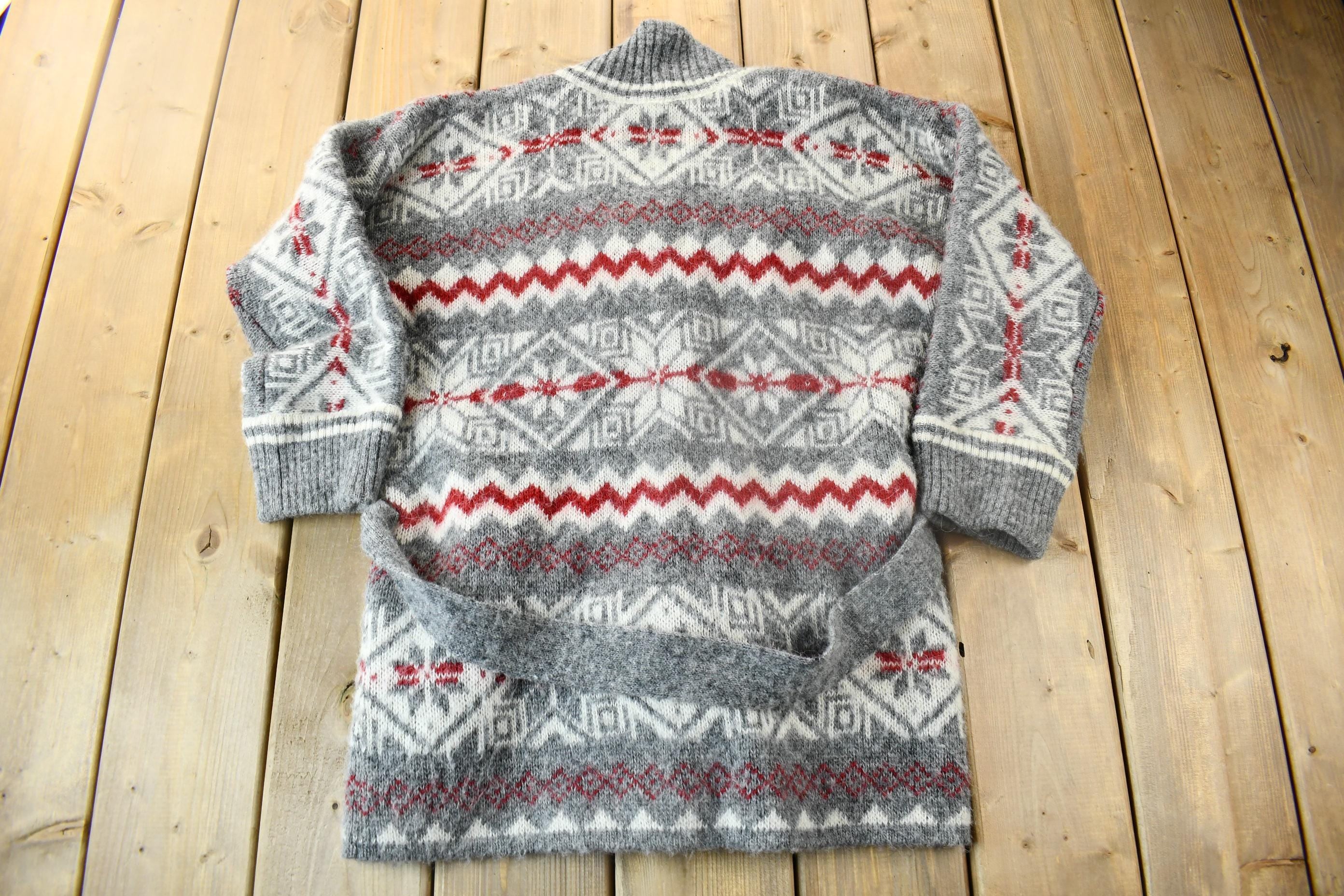 Vintage 1990s Freyja Shawl Collar Knit Cardigan Sweater