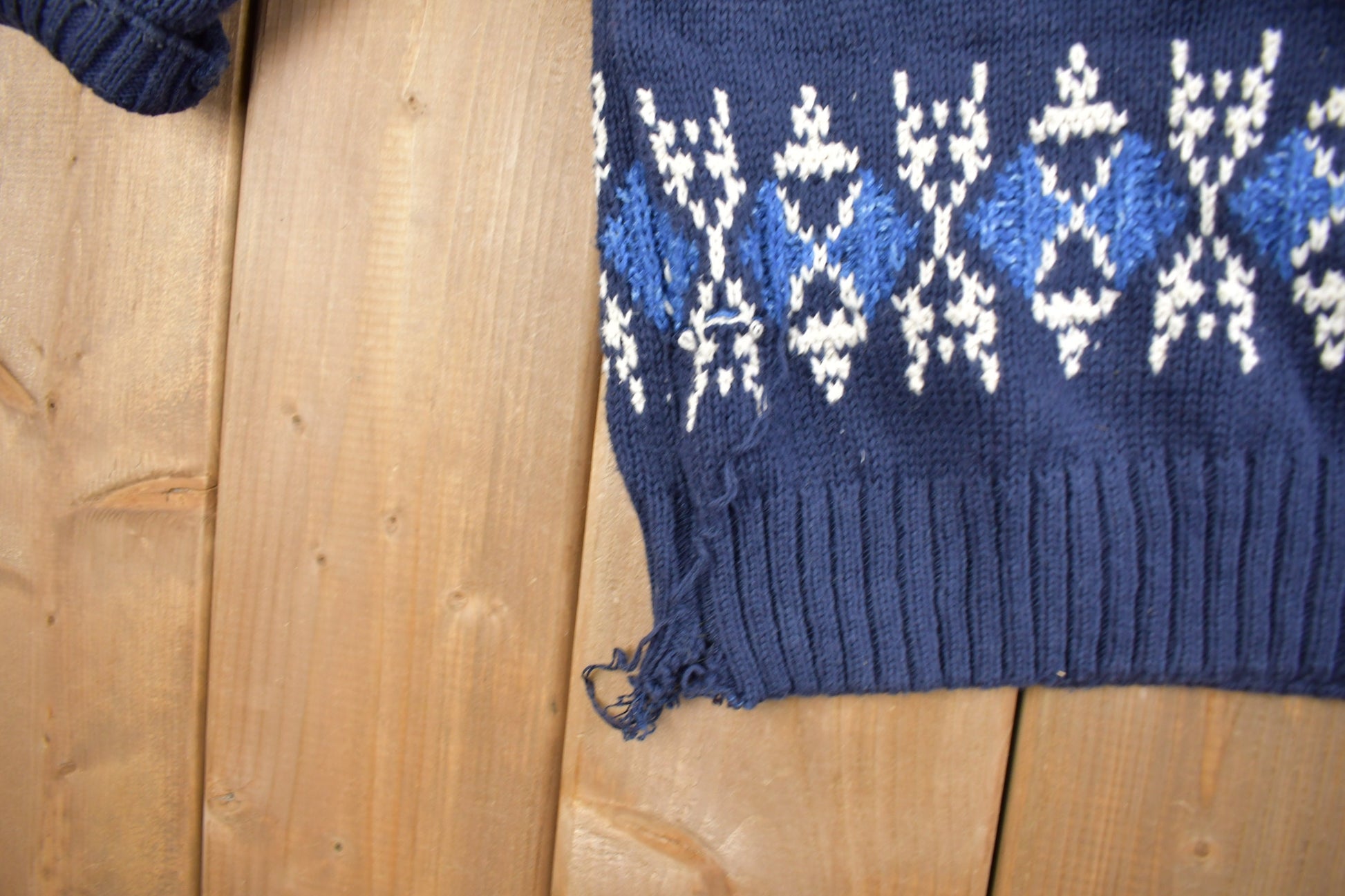 Vintage 1990s Chaps Ralph Lauren South Western Knit Sweater / Vintage 90s Crewneck / Outdoorsman / Made In USA