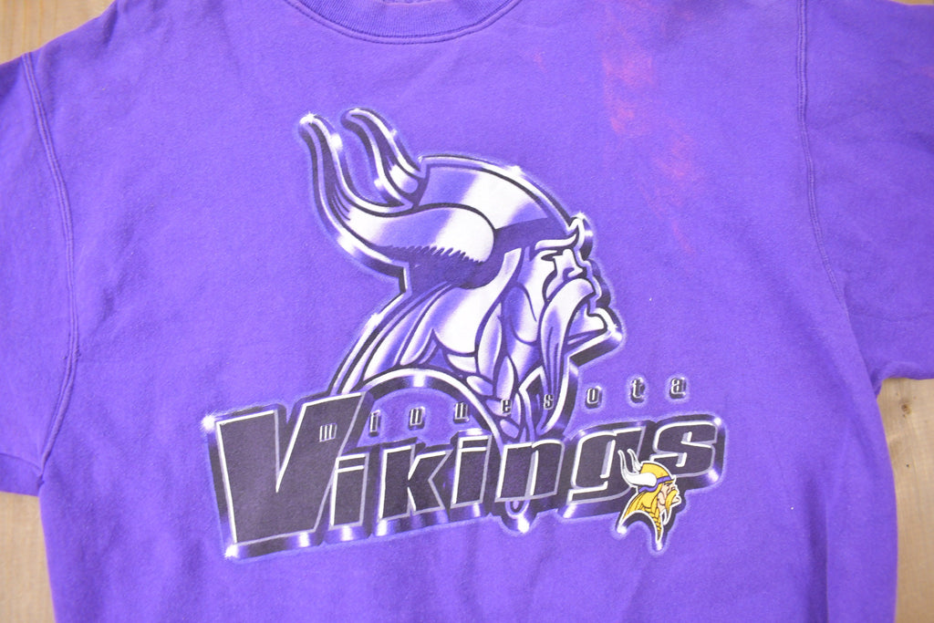 Vintage 1990s Minnesota Vikings NFL Crewneck Sweatshirt