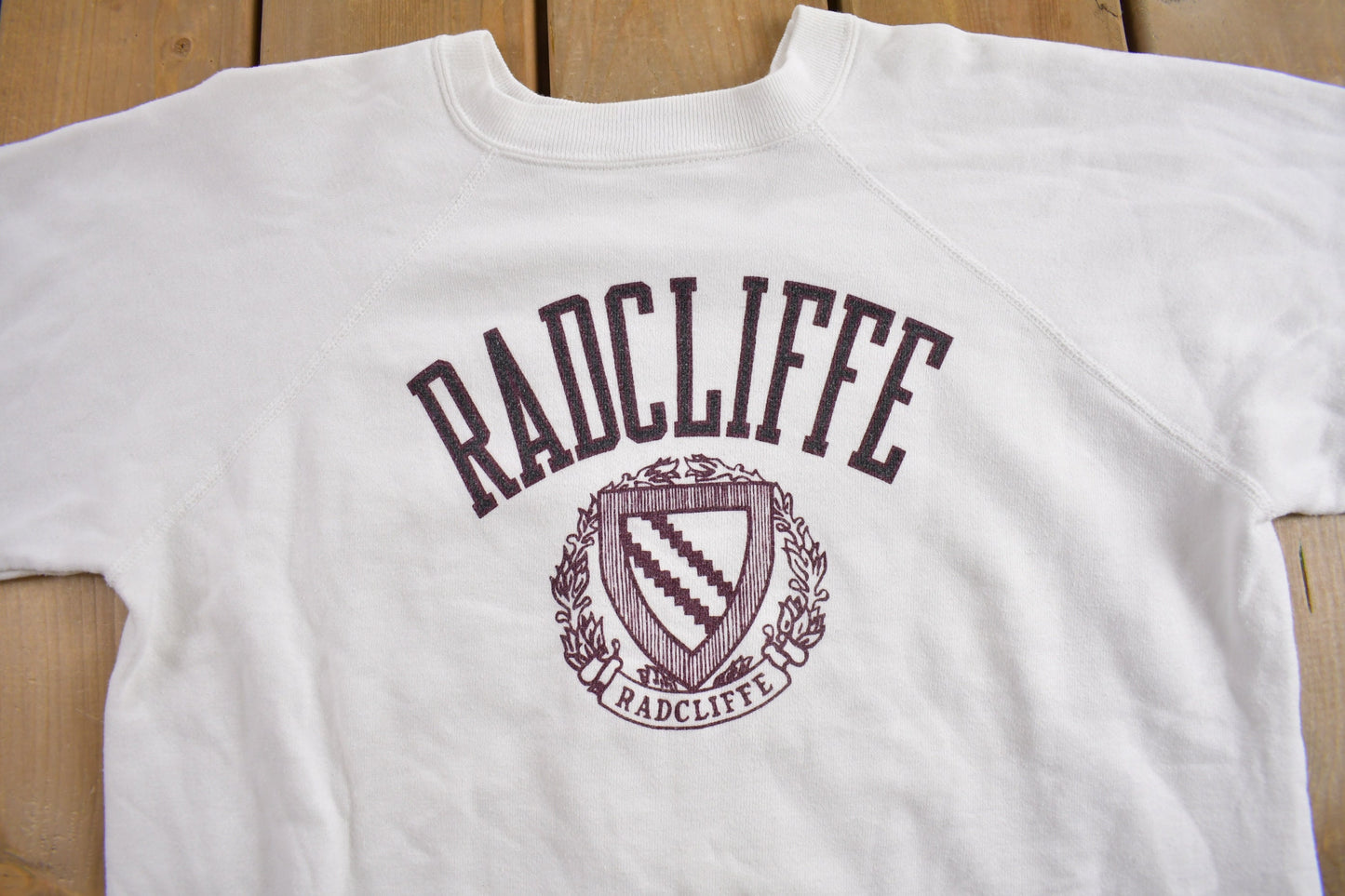 Vintage 1980s Harvard University Radcliffe Collegiate Champion Crewneck / Made In USA / Vintage Champion / Americana