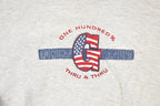 Vintage 1990s American Grandpa One Hundred Thru And Thru Crewneck Sweatshirt Men's XLT