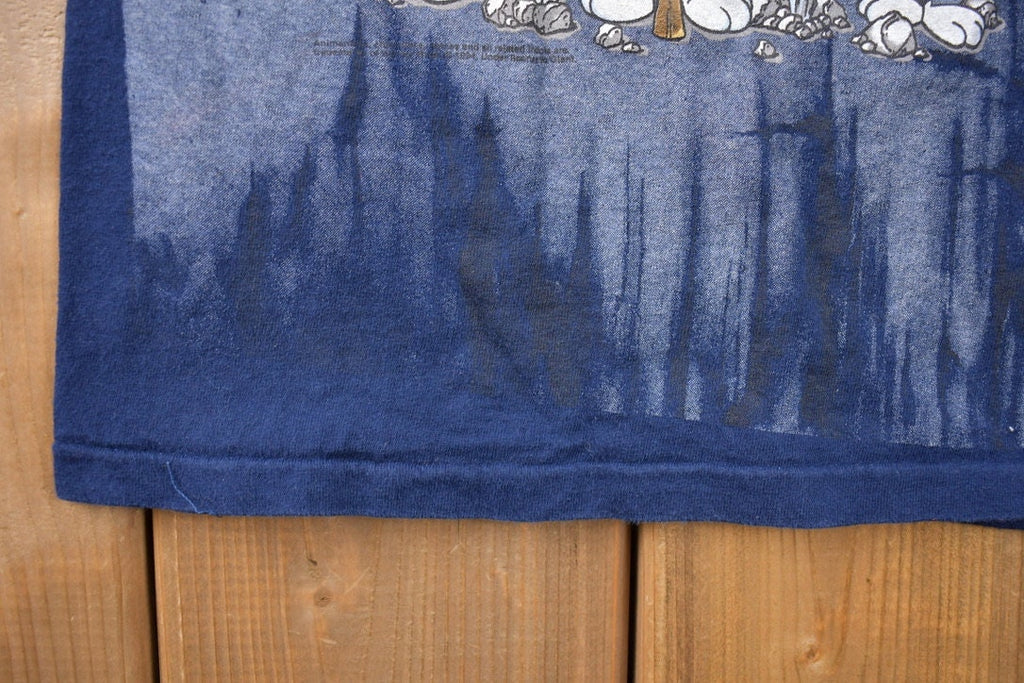 Vintage 1995 Animaniacs Mount Rushmare Cartoon Promo T-shirt