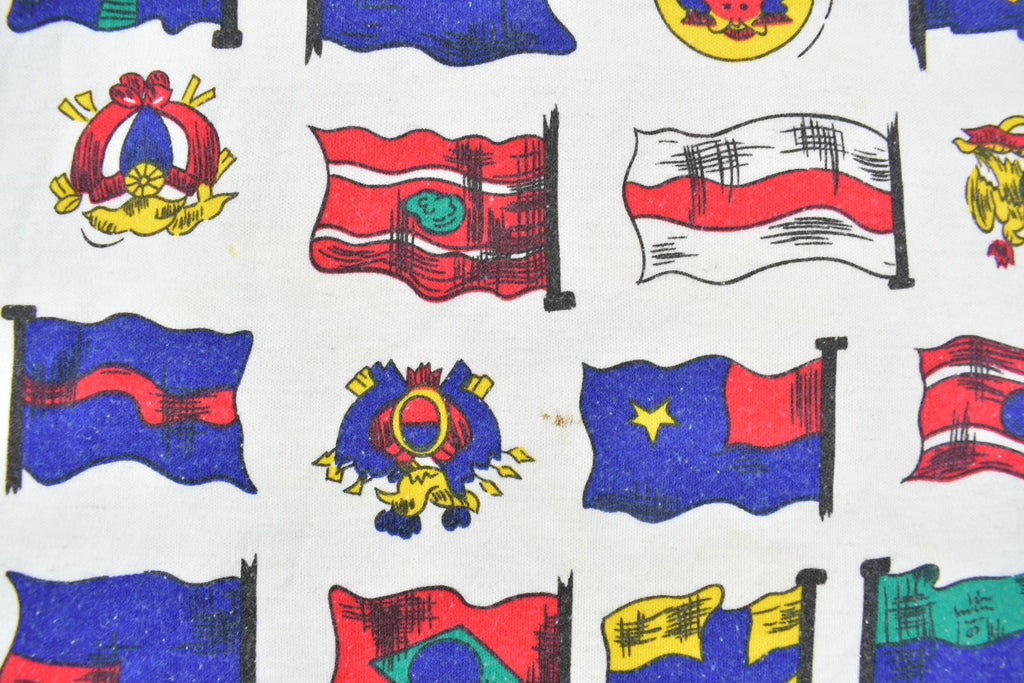Vintage 1980s European Flags T Shirt
