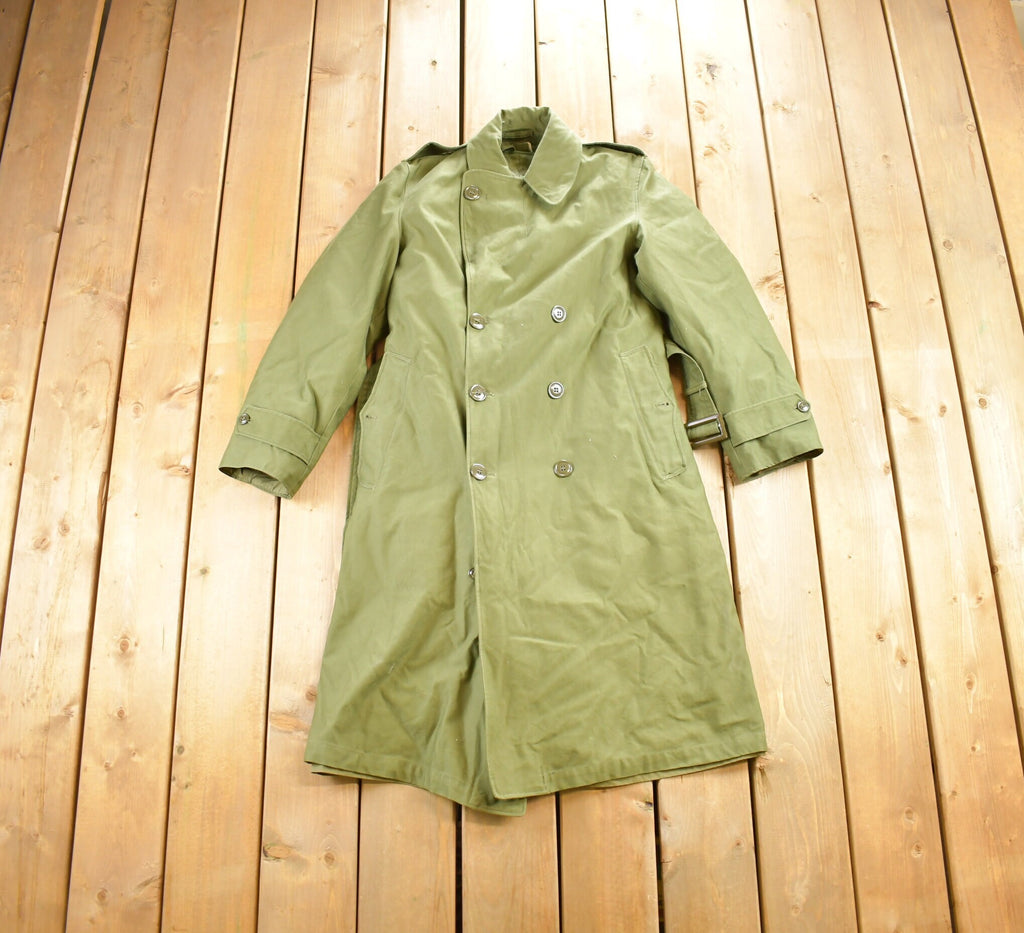 Vintage 1970s Military Trench Coat