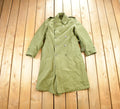 Vintage 1970s Military Trench Coat
