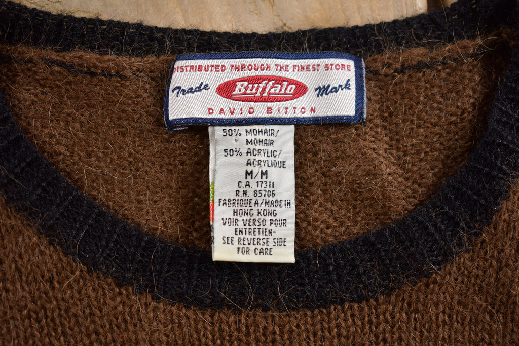 Vintage 1990s Knitted Short Sleeve Crewneck Sweater