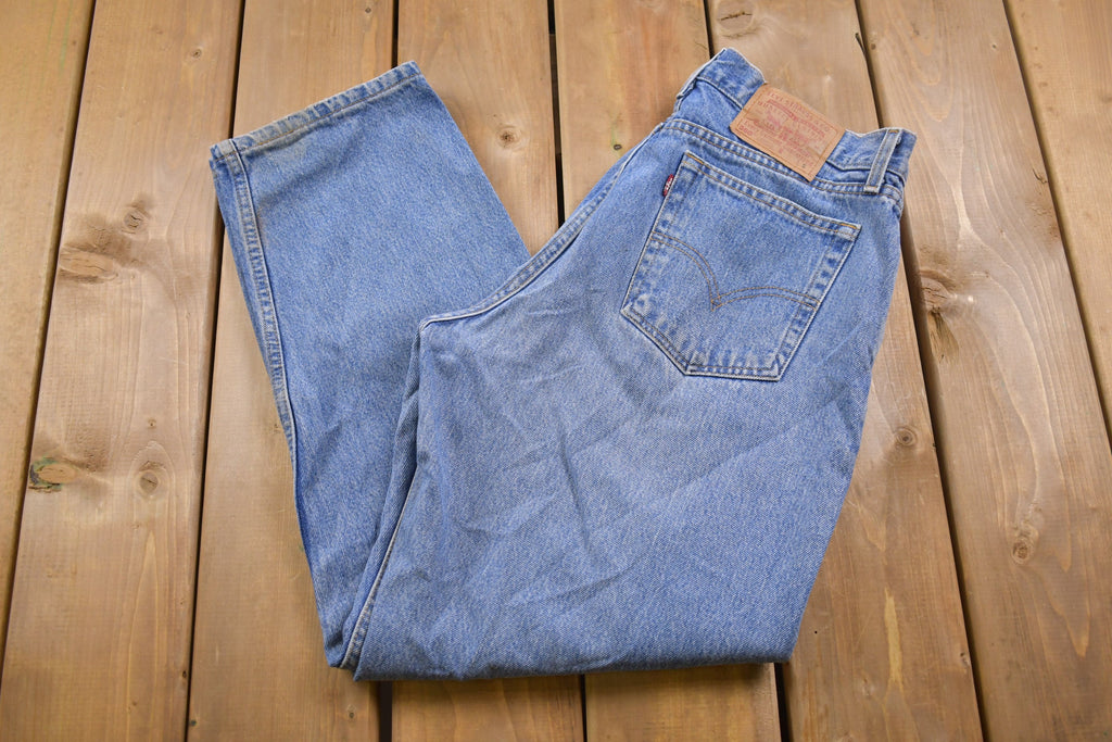 Vintage 1990s Levi's 560 Red Tab Jeans Size 32 x 28