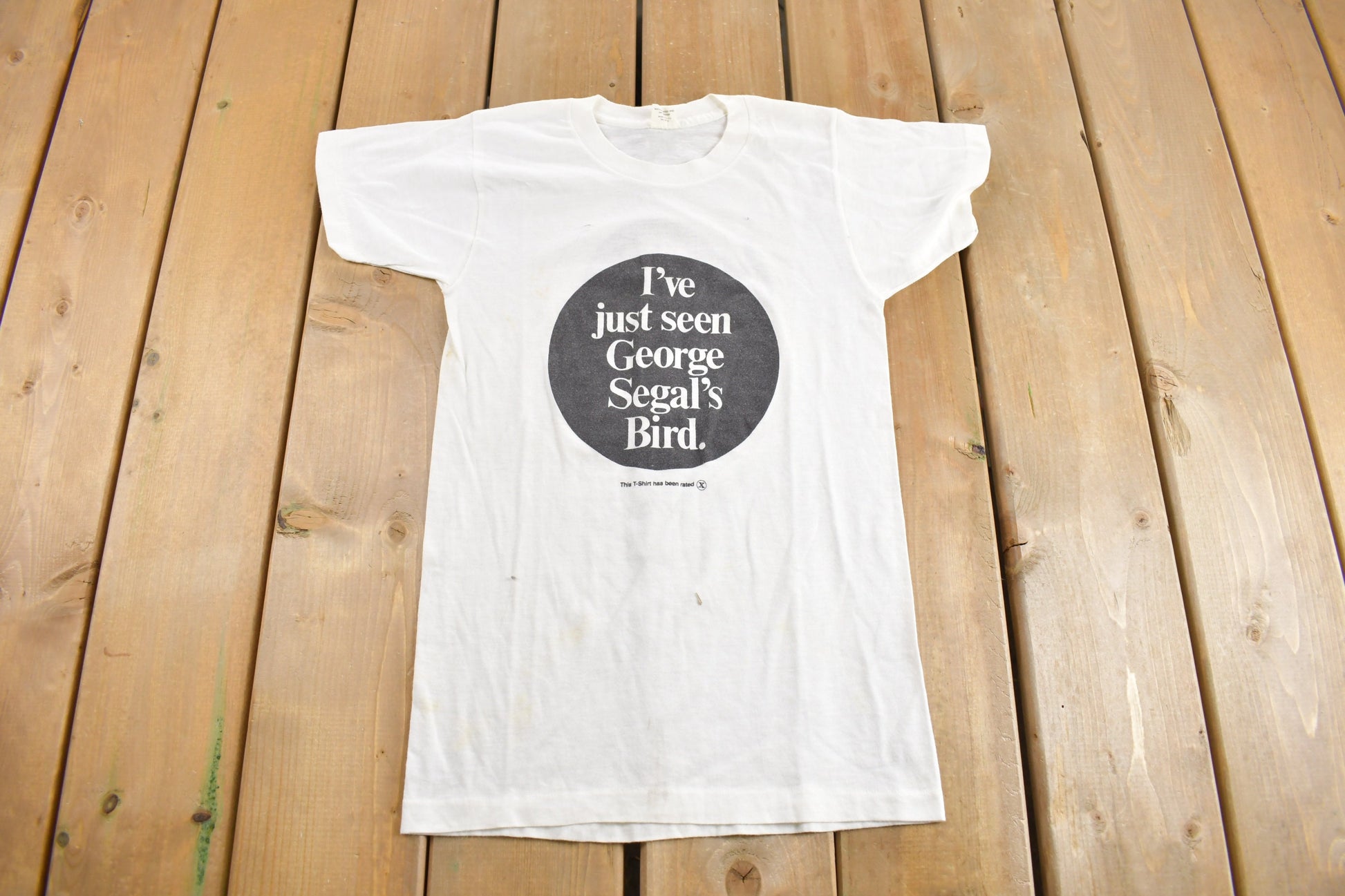 Vintage 1975 The Black Bird George Segal Movie Promo T-shirt