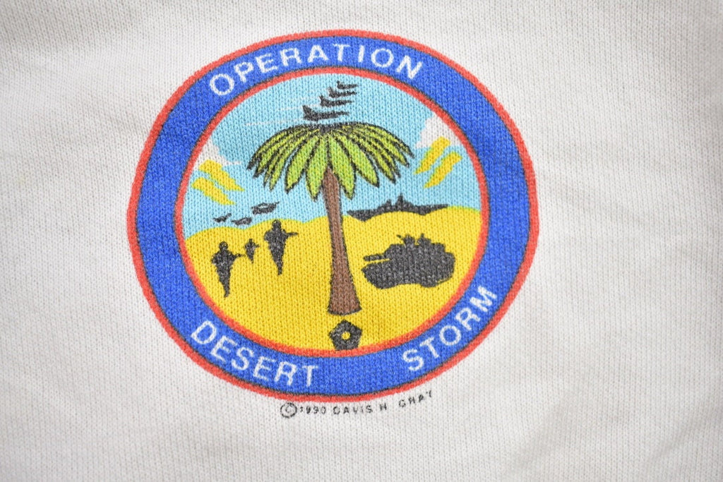 Vintage 1990s Desert Storm Crewneck Sweatshirt