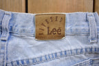 Vintage 1990s Lee Lee Riveted Light Wash Denim Jeans Size 28 x 30