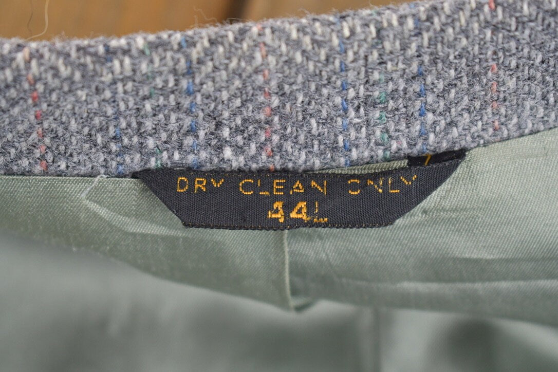Vintage 1990s Haggar Herringbone Wool Blazer