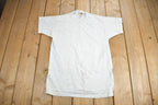 Vintage 1990s Fruit Of The Loom Blank Grey T Shirt